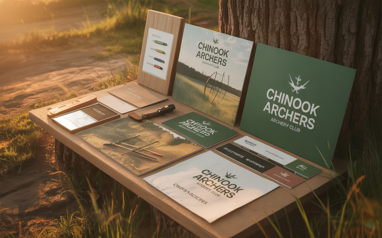 Chinook Archers — Branding project by Xirasol Creative